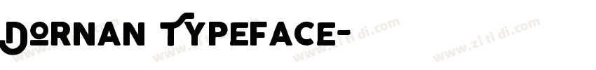 Dornan Typeface字体转换